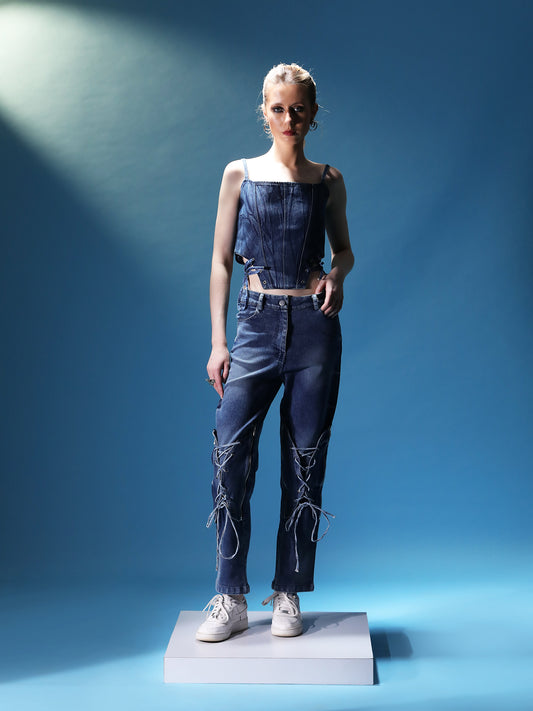Waisted Blue Corset
