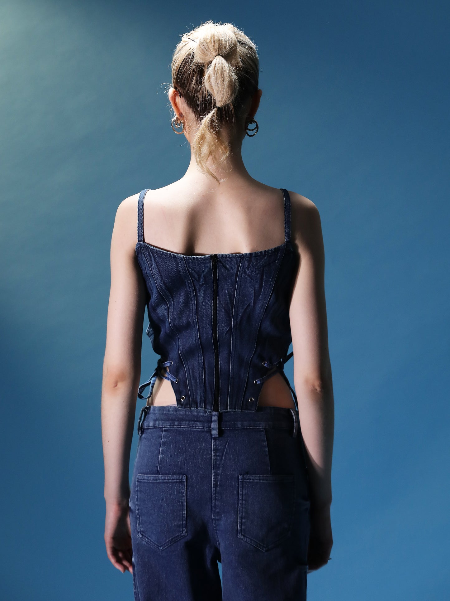 Waisted Blue Corset