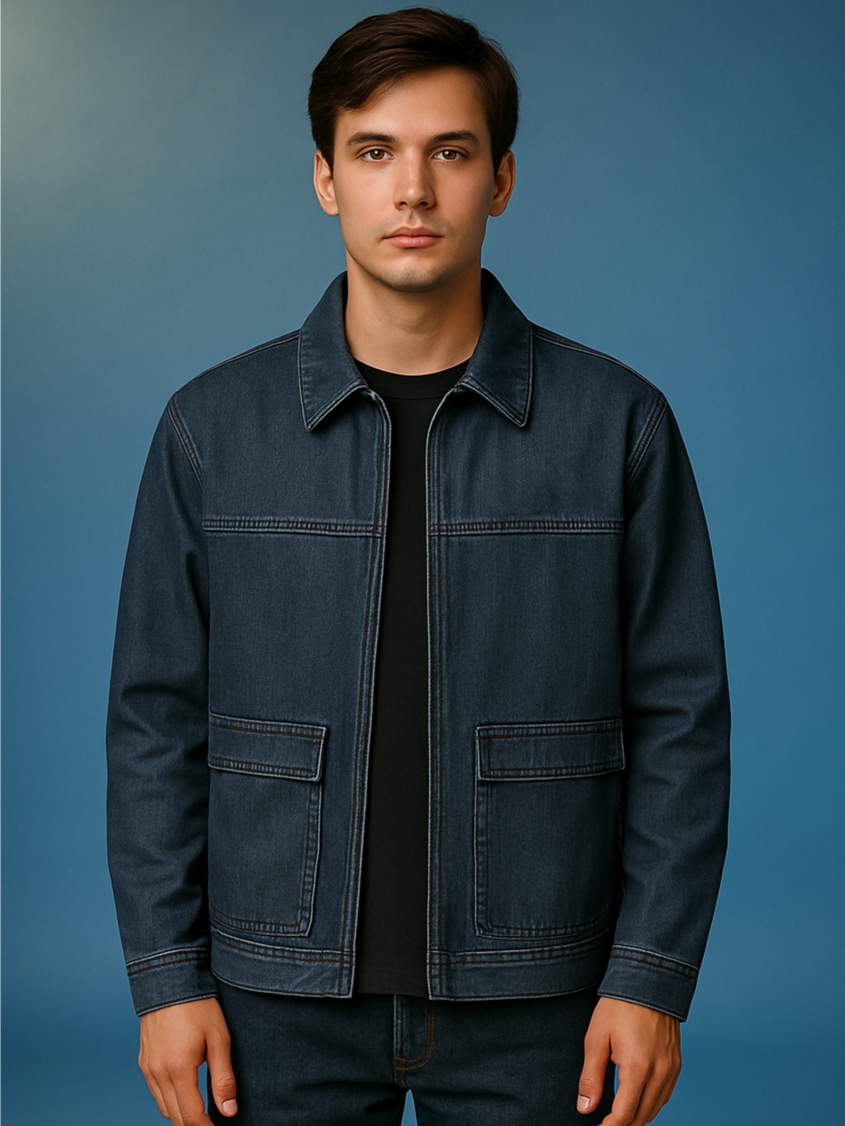 Indigo Classic Denim Jacket – Notre Diem